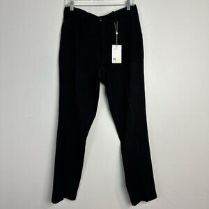 Quince Ultra Stretch 24/7 Performance Chino Pants 34x32 Drawstring Black New